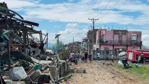တိုက်ရိုက်ထုတ်လွှင့်မှု, ရှမ်းမြောက် နမ့်ခမ်း ကောင်းတပ်ရွာက ယမ်းပေါက်ကွဲမှုကို တရုတ်ဘာပြောလဲ