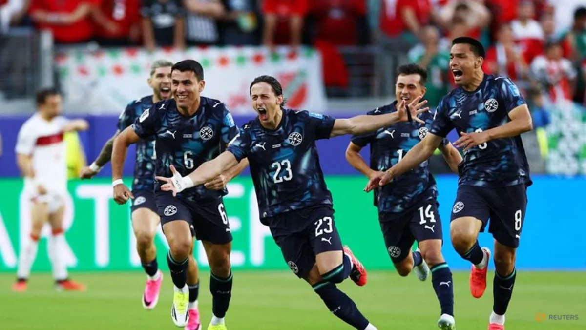 Ten-man Paraguay eliminate Turkey with never-say-die 1-0 win