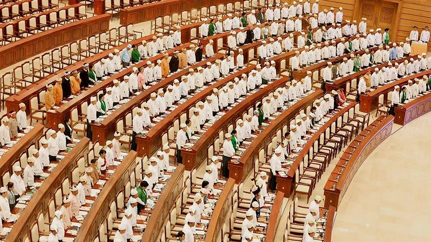 စစ်အာဏာရှင်ဩဇာခံ ပြည်သူ့လွှတ်တော်က သတင်းထုတ်ပြန်ရေးအဖွဲ့ ဖွဲ့စည်း