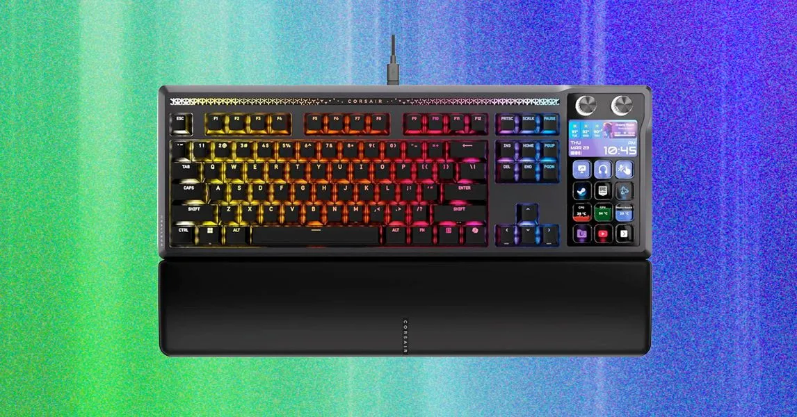 ဂယ်လီယွန် SD 100 ကီးဘုတ်။ Corsair အကောင်းဆုံး လုပ်ဆောင်ချက်များ ပေးစွမ်း။